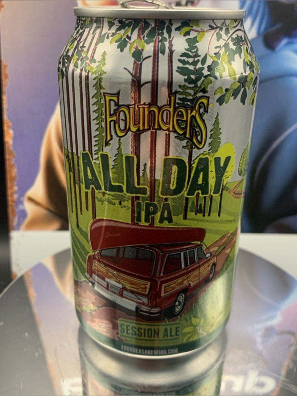 Vintage Beer Can Founders All Day IPA Session Ale Empty Aluminum Can